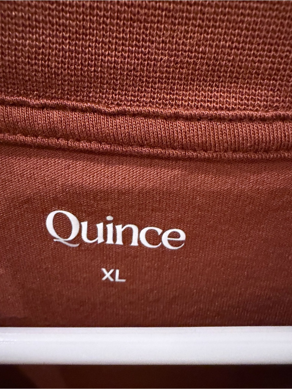 Quince Crewneck Sweater in Rust 🦁